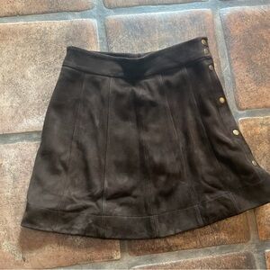 Frame Suede Mini Skirt